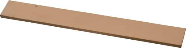 Made in USA - 600 Grit Aluminum Oxide Rectangular Polishing Stone - Super Fine Grade, 3/4" Wide x 6" Long x 1/8" Thick - Top Tool & Supply