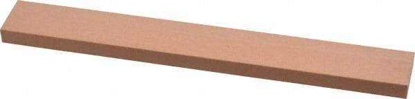 Made in USA - 220 Grit Aluminum Oxide Rectangular Polishing Stone - Very Fine Grade, 3/4" Wide x 6" Long x 1/4" Thick - Top Tool & Supply