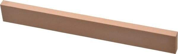 Made in USA - 400 Grit Aluminum Oxide Rectangular Polishing Stone - Super Fine Grade, 3/4" Wide x 6" Long x 1/4" Thick - Top Tool & Supply