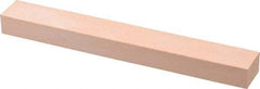 Made in USA - 400 Grit Aluminum Oxide Rectangular Polishing Stone - Super Fine Grade, 3/4" Wide x 6" Long x 1/2" Thick - Top Tool & Supply