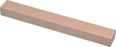 Made in USA - 600 Grit Aluminum Oxide Rectangular Polishing Stone - Super Fine Grade, 3/4" Wide x 6" Long x 1/2" Thick - Top Tool & Supply