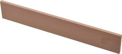 Made in USA - 220 Grit Aluminum Oxide Rectangular Polishing Stone - Very Fine Grade, 1" Wide x 6" Long x 1/8" Thick - Top Tool & Supply