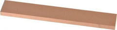 Made in USA - 220 Grit Aluminum Oxide Rectangular Polishing Stone - Very Fine Grade, 1" Wide x 6" Long x 1/4" Thick - Top Tool & Supply