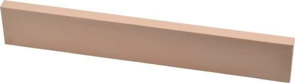 Made in USA - 600 Grit Aluminum Oxide Rectangular Polishing Stone - Super Fine Grade, 1" Wide x 6" Long x 1/4" Thick - Top Tool & Supply