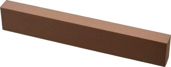 Made in USA - 220 Grit Aluminum Oxide Rectangular Polishing Stone - Very Fine Grade, 1" Wide x 6" Long x 1/2" Thick - Top Tool & Supply