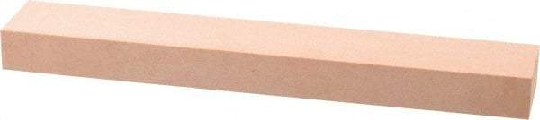 Made in USA - 320 Grit Aluminum Oxide Rectangular Polishing Stone - Extra Fine Grade, 1" Wide x 6" Long x 1/2" Thick - Top Tool & Supply