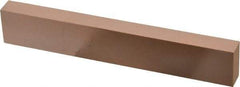 Made in USA - 400 Grit Aluminum Oxide Rectangular Polishing Stone - Super Fine Grade, 1" Wide x 6" Long x 1/2" Thick - Top Tool & Supply