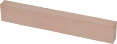 Made in USA - 600 Grit Aluminum Oxide Rectangular Polishing Stone - Super Fine Grade, 1" Wide x 6" Long x 1/2" Thick - Top Tool & Supply