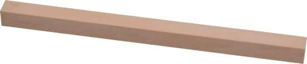 Made in USA - 600 Grit Aluminum Oxide Square Polishing Stone - Super Fine Grade, 3/8" Wide x 6" Long x 3/8" Thick - Top Tool & Supply