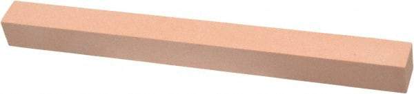 Made in USA - 220 Grit Aluminum Oxide Square Polishing Stone - Very Fine Grade, 1/2" Wide x 6" Long x 1/2" Thick - Top Tool & Supply