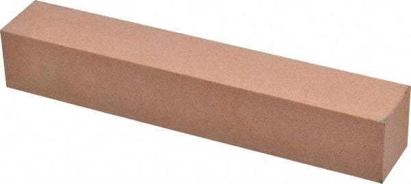 Made in USA - 180 Grit Aluminum Oxide Square Polishing Stone - Very Fine Grade, 1" Wide x 6" Long x 1" Thick - Top Tool & Supply