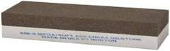 Norton - 6" Long x 2" Wide x 1" Thick, Aluminum Oxide Sharpening Stone - Rectangle, Coarse, Extra Fine Grade - Top Tool & Supply