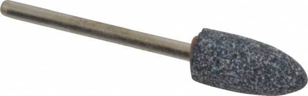 Grier Abrasives - 3/8 x 3/4" Head Diam x Thickness, B52, Pointed, Aluminum Oxide Mounted Point - Top Tool & Supply