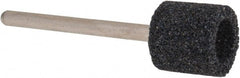 Grier Abrasives - 1/2 x 1/2" Head Diam x Thickness, B131, Cylinder Cup, Aluminum Oxide Mounted Point - Top Tool & Supply