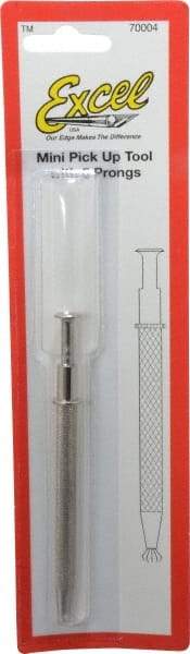 Excel - 5" Long Pronged Retrieving Tool - Steel - Top Tool & Supply