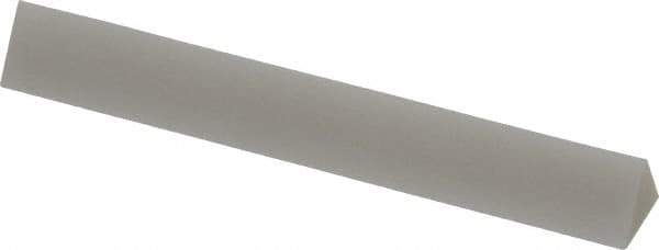 Made in USA - 3" Long x 1/2" Wide x 1/2" Thick, Novaculite Sharpening Stone - Triangle, Ultra Fine Grade - Top Tool & Supply