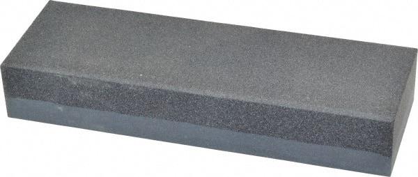 Made in USA - 6" Long x 2" Wide x 1" Thick, Silicon Carbide Sharpening Stone - Rectangle, Coarse, Fine Grade - Top Tool & Supply