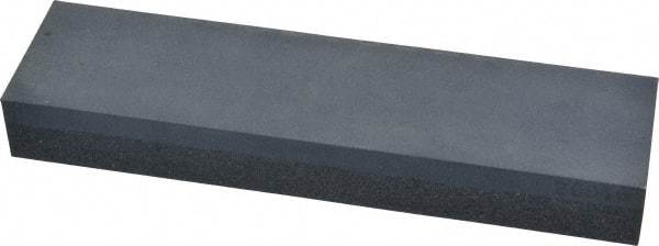 Made in USA - 8" Long x 2" Wide x 1" Thick, Silicon Carbide Sharpening Stone - Rectangle, Coarse, Fine Grade - Top Tool & Supply