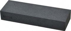 Made in USA - 6" Long x 2" Wide x 5/8" Thick, Silicon Carbide Sharpening Stone - Rectangle, Medium Grade - Top Tool & Supply