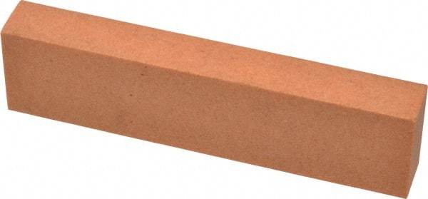 Made in USA - 4" Long x 1" Wide x 1/2" Thick, Aluminum Oxide Sharpening Stone - Rectangle, Fine Grade - Top Tool & Supply