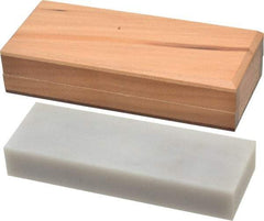 Made in USA - 6" Long x 2" Wide x 3/4" Thick, Novaculite Sharpening Stone - Rectangle, Ultra Fine Grade - Top Tool & Supply