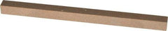 Made in USA - 4" Long x 1/4" Wide x 1/4" Thick, Aluminum Oxide Sharpening Stone - Square, Medium Grade - Top Tool & Supply