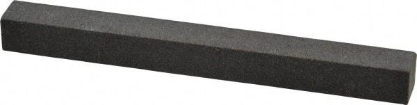 Made in USA - 4" Long x 3/8" Wide x 3/8" Thick, Aluminum Oxide Sharpening Stone - Square, Coarse Grade - Top Tool & Supply