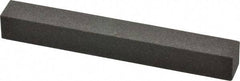 Made in USA - 4" Long x 1/2" Wide x 1/2" Thick, Aluminum Oxide Sharpening Stone - Square, Coarse Grade - Top Tool & Supply