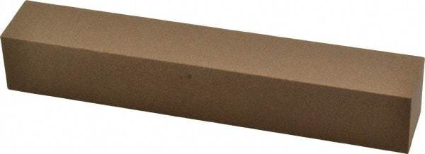 Made in USA - 6" Long x 1" Wide x 1" Thick, Aluminum Oxide Sharpening Stone - Square, Medium Grade - Top Tool & Supply