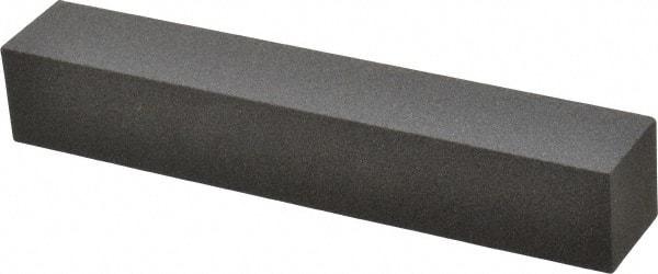 Made in USA - 6" Long x 1" Wide x 1" Thick, Aluminum Oxide Sharpening Stone - Square, Coarse Grade - Top Tool & Supply