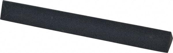 Made in USA - 4" Long x 1/2" Wide x 1/2" Thick, Silicon Carbide Sharpening Stone - Triangle, Fine Grade - Top Tool & Supply