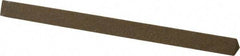 Made in USA - 4" Long x 1/4" Wide x 1/4" Thick, Aluminum Oxide Sharpening Stone - Triangle, Medium Grade - Top Tool & Supply