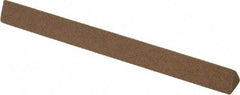 Made in USA - 4" Long x 3/8" Wide x 3/8" Thick, Aluminum Oxide Sharpening Stone - Triangle, Medium Grade - Top Tool & Supply