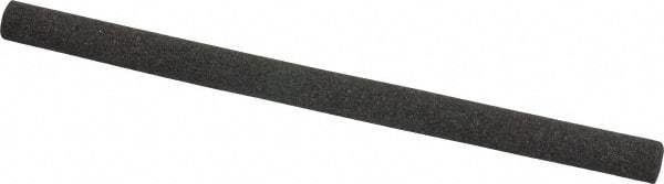 Made in USA - 4" Long x 1/4" Diam x 1/4" Thick, Aluminum Oxide Sharpening Stone - Round, Coarse Grade - Top Tool & Supply