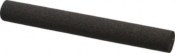 Made in USA - 4" Long x 1/2" Diam x 1/2" Thick, Aluminum Oxide Sharpening Stone - Round, Coarse Grade - Top Tool & Supply