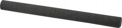 Made in USA - 6" Long x 1/2" Diam x 1/2" Thick, Aluminum Oxide Sharpening Stone - Round, Coarse Grade - Top Tool & Supply