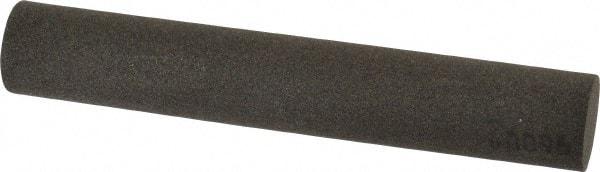 Made in USA - 6" Long x 1" Diam x 1" Thick, Aluminum Oxide Sharpening Stone - Round, Coarse Grade - Top Tool & Supply