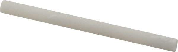 Made in USA - 3" Long x 1/4" Diam x 1/4" Thick, Novaculite Sharpening Stone - Round, Ultra Fine Grade - Top Tool & Supply