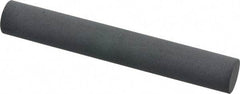 Made in USA - 3" Long x 1/2" Diam x 1/2" Thick, Novaculite Sharpening Stone - Round, Ultra Fine Grade - Top Tool & Supply