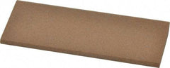 Made in USA - 4-1/2" Long x 1-3/4" Diam x 1/2" Thick, Aluminum Oxide Sharpening Stone - Round, Medium Grade - Top Tool & Supply