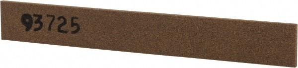 Made in USA - 1/2" Wide x 4" OAL, Aluminum Oxide Sharpening Stone - Flat, Medium Grade, 220 Grit - Top Tool & Supply