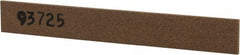 Made in USA - 1/2" Wide x 4" OAL, Aluminum Oxide Sharpening Stone - Flat, Medium Grade, 220 Grit - Top Tool & Supply