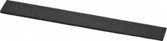 Made in USA - 1/2" Wide x 4" OAL, Aluminum Oxide Sharpening Stone - Flat, Coarse Grade, 120 Grit - Top Tool & Supply