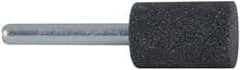 Grier Abrasives - 3/4 x 1" Head Diam x Thickness, W205, Cylinder, Aluminum Oxide Mounted Point - Top Tool & Supply