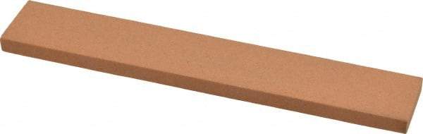 Norton - 180 Grit Aluminum Oxide Rectangular Roughing Stone - Very Fine Grade, 1" Wide x 6" Long x 1/4" Thick - Top Tool & Supply