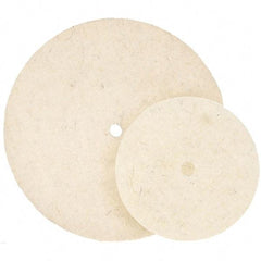 WALTER Surface Technologies - 7" Diam, Unmounted Buffing Wheel - Hook & Loop Felt Disc, High Density Density - Top Tool & Supply