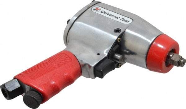 Universal Tool - 3/8" Drive, 10,000 RPM, 75 Ft/Lb Torque Impact Wrench - Pistol Grip Handle, 7.5 CFM, 90 psi, 1/4" NPT Inlet - Top Tool & Supply