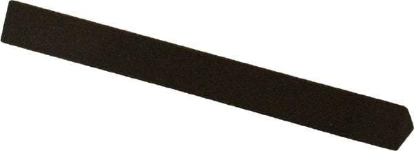 Norton - 4" Long x 3/8" Wide x 3/8" Thick, Aluminum Oxide Sharpening Stone - Triangle, Coarse Grade - Top Tool & Supply