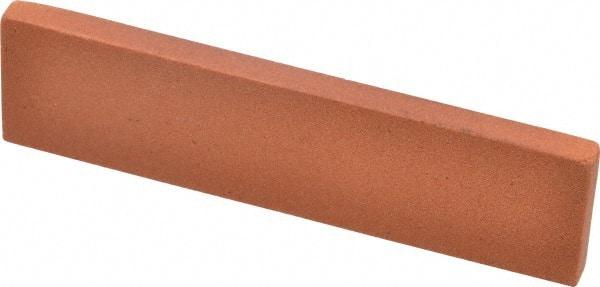 Norton - 4" Long x 1" Wide x 1/4" Thick, Aluminum Oxide Sharpening Stone - Rectangle, Fine Grade - Top Tool & Supply