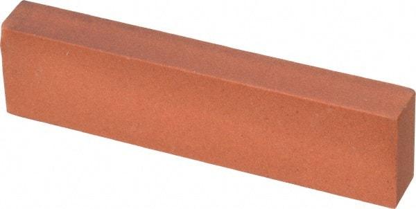 Norton - 4" Long x 1" Wide x 1/2" Thick, Aluminum Oxide Sharpening Stone - Rectangle, Fine Grade - Top Tool & Supply